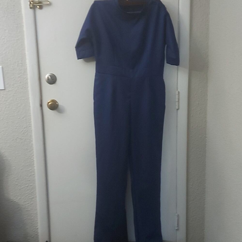 Kiverst Navy Blue Workwear Jumpsuit XL Fisherman Cabincore Nautical Streetwear